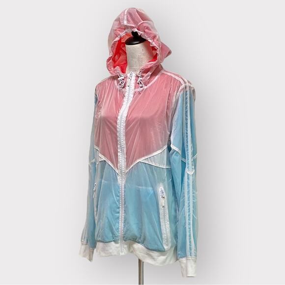 Alcott Blocked Zipper Windbreaker Bomber Jacket Multicolour Size M - Picture 2 of 9